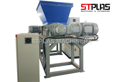 Überschüssiger Film-Plastikreißwolf-Maschine, Doppelscheibe-Plastikwiederverwertungszerkleinerungsmaschine