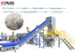 CER SGS LDPE, welches die Maschinen-pp. gesponnenen Taschen zerquetschen waschendes Abfallverwertungsanlageaufbereitet