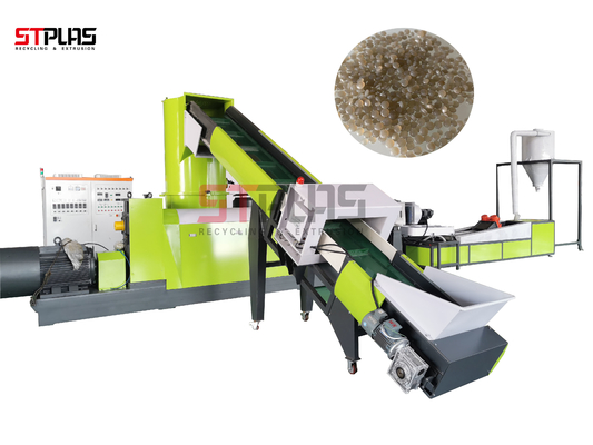 Edelstahl-Recycling-Plastik-Pellettmaschine 100kw mit Reduktor der chinesischen Marke