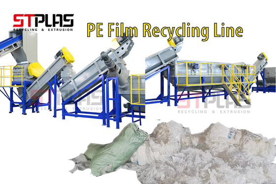 Plastikfilm 460kw, der die Maschinen-Spannung aufbereitend besonders angefertigt sich wäscht, Einheit aufbereitend